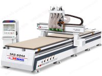 4 HEADS CNC ROUTER MACHINE WITH DOUBLE TABLE