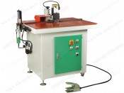 MANUAL EDGE TRIMMING MACHINE EQUIPPED WITH CUT-OFF DEVICE